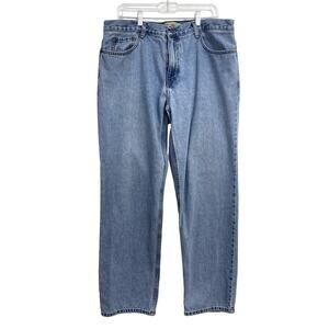 Urban Pipeline Up Denim Jeans Mens Actual Size 36Wx31L Blue Straight Leg Relaxed